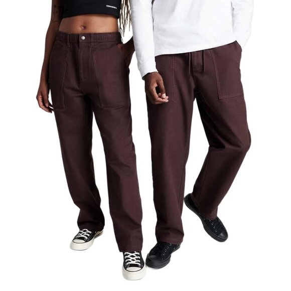 CONVERSE Star Chevron CHUCK TAYLOR Pant Earthy Brown sz M NWT NEW SKATEBOARDING - Picture 1 of 8